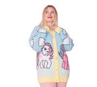 (3XL, Light Blue) My Little Pony Unisex Adult Retro Oversized Cardigan