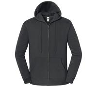 (3XL, Light Graphite) Fruit of the Loom Unisex Adult Iconic Premium Full Zip Hoodie