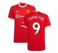 (3XL) Man Utd 2021-2022 Home Shirt (CHARLTON 9)