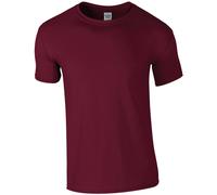 (3XL, Maroon) Gildan Mens Short Sleeve Soft-Style T-Shirt