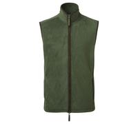 (3XL, Moss Green/Brown) Premier Mens Artisan Fleece Gilet