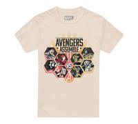 (3XL, Natural) Avengers Mens Vs Villains T-Shirt