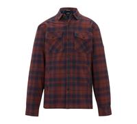 (3XL, Navy/Dark Cherry) Regatta Mens Spennith Shacket Checked Shirt