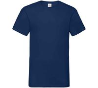 (3XL, Navy) Fruit of the Loom Mens Value V Neck T-Shirt
