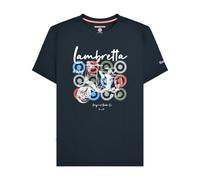 (3XL, Navy) Lambretta Mens Scooter Brand Big & Tall T-Shirt