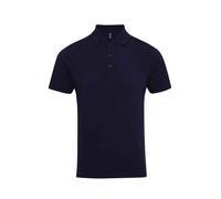 (3XL, Navy) Premier Mens Coolchecker Plus Piqu Polo Shirt