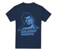 (3XL, Navy) Star Trek Mens Vulcan Mind T-Shirt