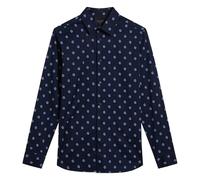 (3XL, Navy) Ted Baker Mens KYME Ditsy Floral Long-Sleeved Shirt