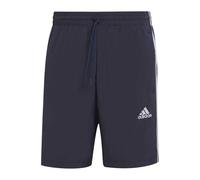 (3XL, Navy/White) Adidas Mens 3 Stripes Shorts