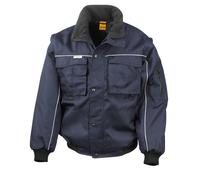 (3XL, Navy) WORK-GUARD by Result Mens Heavy Duty Jacket