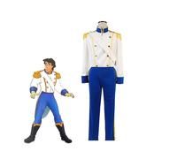 (3XL) New Arrival Prince Eric Costume Cosplay The Little Mermaid Uniform Halloween Costume For Men
