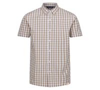 (3XL, Oat/White) Regatta Mens Denmoor Checked Shirt