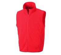 (3XL, Red) Result Core Mens Micro Fleece Gilet