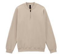 (3XL, Sand) Gildan Unisex Adult Softstyle Midweight Quarter Zip Sweatshirt