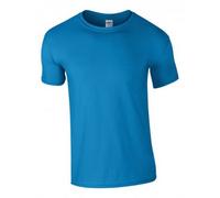 (3XL, Sapphire) Gildan Mens Soft Style Ringspun T Shirt
