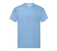 (3XL, Sky Blue) Fruit of the Loom Mens Original T-Shirt