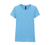(3XL, Sky Blue) Gildan Ladies Soft Style Short Sleeve T-Shirt