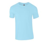 (3XL, Sky) Gildan Mens Short Sleeve Soft-Style T-Shirt