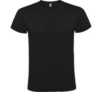 (3XL, Solid Black) Roly Unisex Adult Atomic T-Shirt