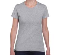 (3XL, Sports Grey) Gildan Womens/Ladies Heavy Cotton T-Shirt
