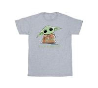 (3XL, Sports Grey) Star Wars Mens The Mandalorian Grogu Snacks Meme T-Shirt
