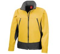 (3XL, Sports Yellow) Result Mens Activity Soft Shell Jacket