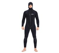 3XL,Wetsuits Men's Ultra Stretch 7Mm Neoprene Wetsuit, Winter Warm Front Zip Full Body Diving Suit for Snorkeling Scuba Diving Swimming