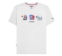 (3XL, White) Lambretta Mens SS25 Helmet T-Shirt