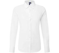 Premier Womens/Ladies Recyclight Poplin Long-Sleeved Shirt PC7730