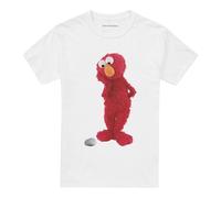 (3XL, White) Sesame Street Unisex Adult Existential Elmo # T-Shirt