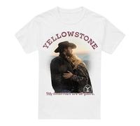 (3XL, White) Yellowstone Mens Tomorrows Rip & Beth T-Shirt