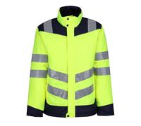(3XL, Yellow/Navy) Regatta Mens Hi-Vis Safety Jacket