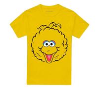 (3XL, Yellow) Sesame Street Unisex Adult Big Bird Full Face T-Shirt
