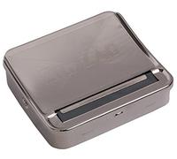 3XOCB 16925 Zigzag Rolling Box for the Perfect Cigarette Rolling Machine, Chrome, Silver, 8 x 8 x 2 cm