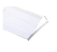 3XPack of 57 Crystalfile Classic Inserts Card for Lateral File Tabs White