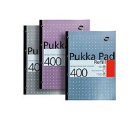 3xRefill Pad A4, 400 Page (Colours May Vary)