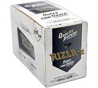 3XRegular Silver Rolling Paper Full Box Of 100 Packs/Booklets