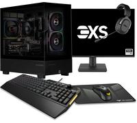 3XS Core Gaming Bundle Gaming PC - NVIDIA® GeForce RTX™ 5060, AMD Ryzen™ 5, 500GB SSD - Black, Black