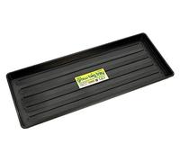 3XValue Growbag Tray Black Garden Plant Tray 100cm x 40cm x 4cm