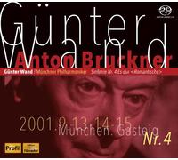 ブルックナー : 交響曲 第4番 変ホ長調 「ロマンティック」 (Anton Bruckner : Symphonie Nr. 4 Es-dur ''Romantische'' / Gunter Wand , Munchner Philharmoniker) [SACDシングルレイヤー] [直輸入盤・日本語帯&解説付]