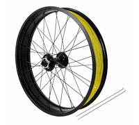 4.0" Fat Tire Bike Front Wheel Disc Brake 20/26in Bike Rims 15 * 135mm Thru Axle 36holes Aluminum Alloy Beach/E Bikes Wheelset Schrader Valve(26")
