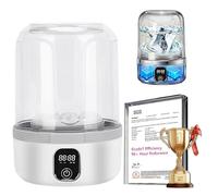 4.0 NEW Upgraded Mini Washing Machine | 1.5L Portable Underwear Washer - 99.99% Cleanliness【NO.1 German high-efficiency motor】【SGS-Certified UV-C Light】 Ideal for Home, Travel, RV & Outdoor Use