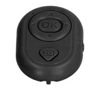 4.0 Remote Shutter for Camera and Page Turner Wirel Control for Hands- Photos and Videos Black Color Compatible with Devices. (Black)