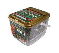 Timco 40080C2TUB C2 Strong-Fix Multi-Purpose Premium Screws - Pz - Double Countersunk - Yellow 4.0 X 80 Tub 400