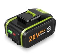 4.0Ah 20V Battery for Worx, ASUNCELL Li-ion Replacement Battery for Worx 20V WA3551, WA3551.1 WA3553 WA3553.2 WA3641 WG629E WG546E WU268 WX166.4 Compatible with Worx 20V Cordless Power Tools