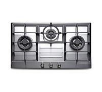 4.0KW Gas Cooktop Built in 3 Burners Gas Stove Stainless Steel Cooktop Gas Hob with Thermocouple Protection 30X18 Inch