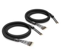 4.0M Viablue SC-6 Air Silver Bi-Wire T8 Banana Speaker Cable 1 Pair