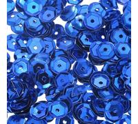 4.0mm 6mm 7mm Sequins Loose Round Cup Sequins Paillettes Glitter for Sewing Nail Arts Crafts-Royal Blue-7mm 5g 350pcs