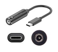 4.0mm Laptop Charging Adapter Female DC 4.0 x 1.7mm to Male Type C for Dell Latitude 5420 5430 5520 5320 7420 7430,XPS 12 9250 XPS 13 9350, LA65NM170,HA65NM170,02YK0F,0M1WCF Type C Power Cord