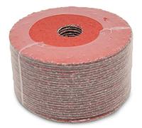 4-1/2" x 7/8" Premium 60 Grit Ceramic Resin Fiber Discs - 25 Pack
